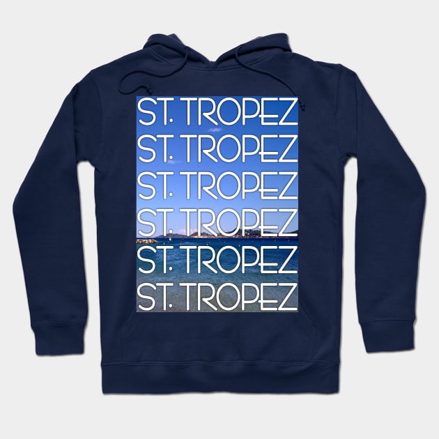 Collage St. Tropez, France, le Provence, Hoodie by robelf